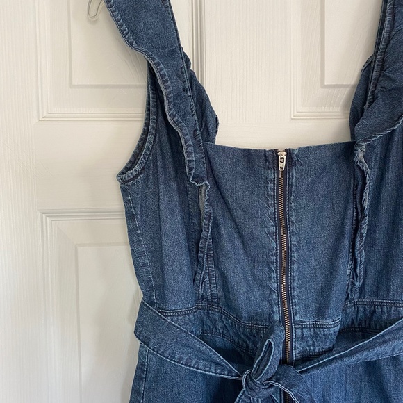 Free people Pants - Free People Wide Leg Denim Jumpsuit